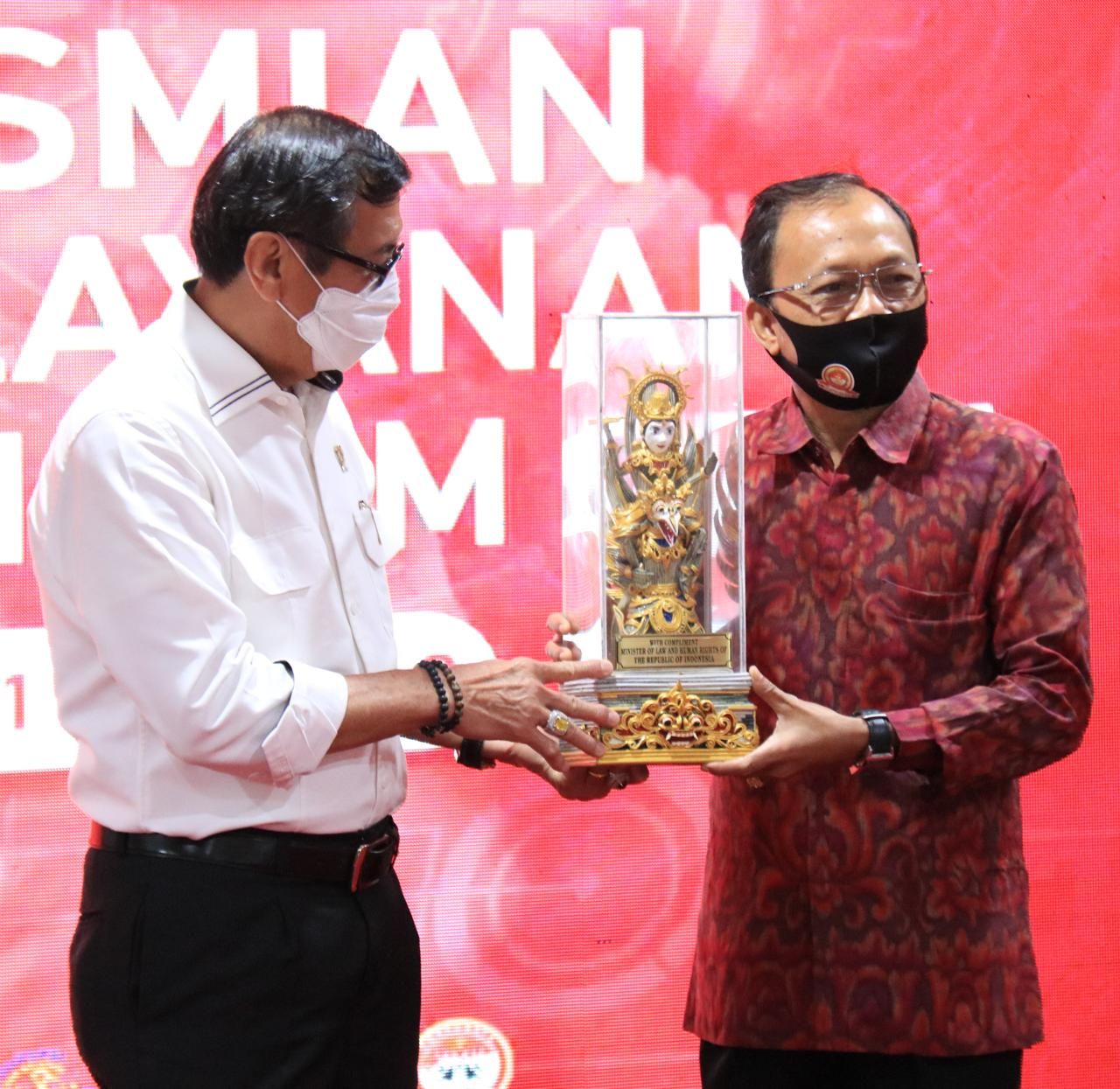 podiumnews.com-Gubernur Koster Apresiasi 121 Posyankumhamdes Kemenkumham RI